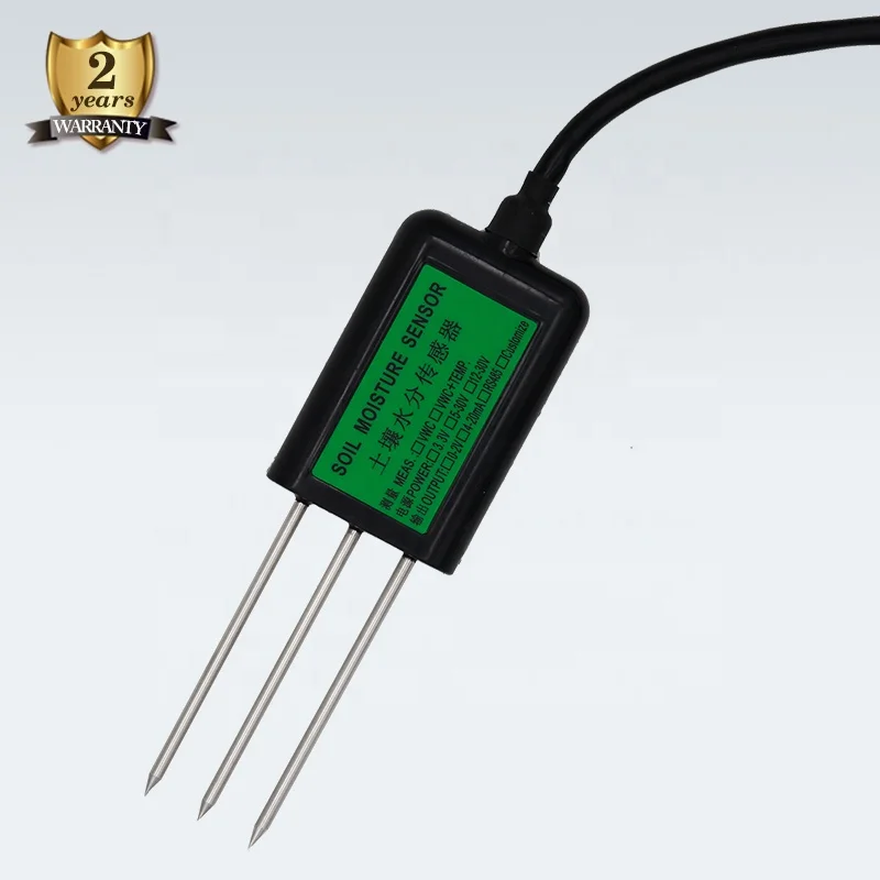 Rs485 4-20ma Soil Temperature Humidity Ec Sensors Soil Moisture ...