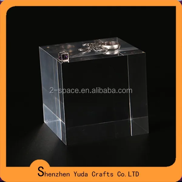 Lucite Jewelry Display Block Cube Clear Blank Solid Acrylic Block Buy