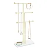 New design necklace candy holder toy Earring Organizer Jewelry Ring double sided metal display stand hanging display rack