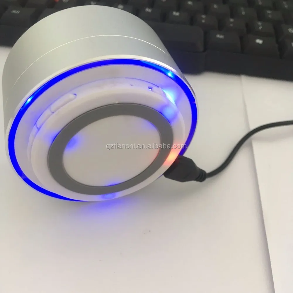 Metal Material Music Mini Bluetooth Wireless Speaker Support Hands-free Call FM Radio and TF Card - ANKUX.COM