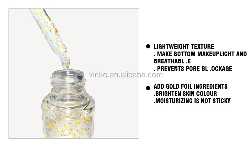 New Arrival 24K High Quality Waterproof OEM Skin Care Gold Liquid Essence