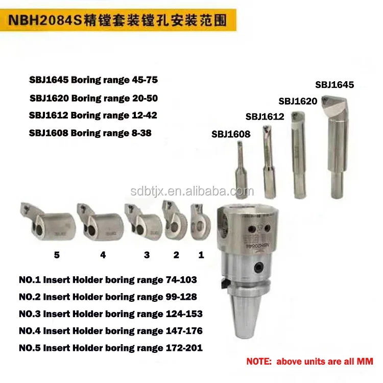UPgrade NBH2084s Micro Adjustable Precision Boring Head BT40 Tool Holder