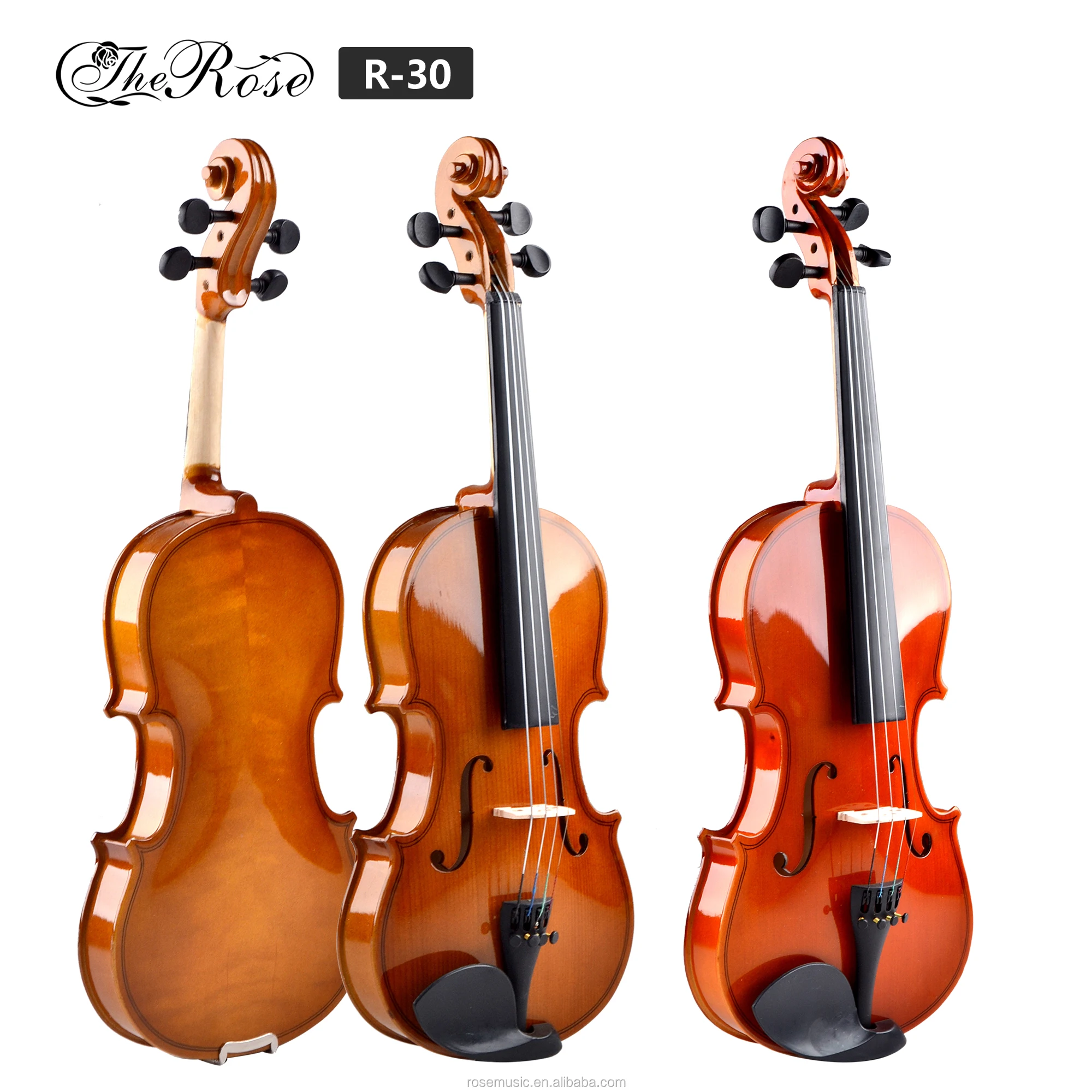 Oem Cheap Musical Instrument Student Violin With Case Bow Rosin Made In