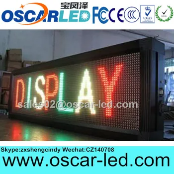Hot Product Indoor Bus Variable LED moving Message Signs / Bus Destination sign