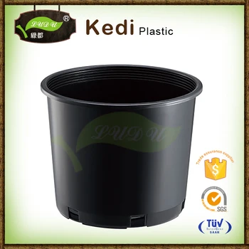7 Gallon Flowerpot Black Nursery Pots Bulk Plastic Flower 7 Gallon Flowerpot Black Nursery Pots Bulk Plastic Flower