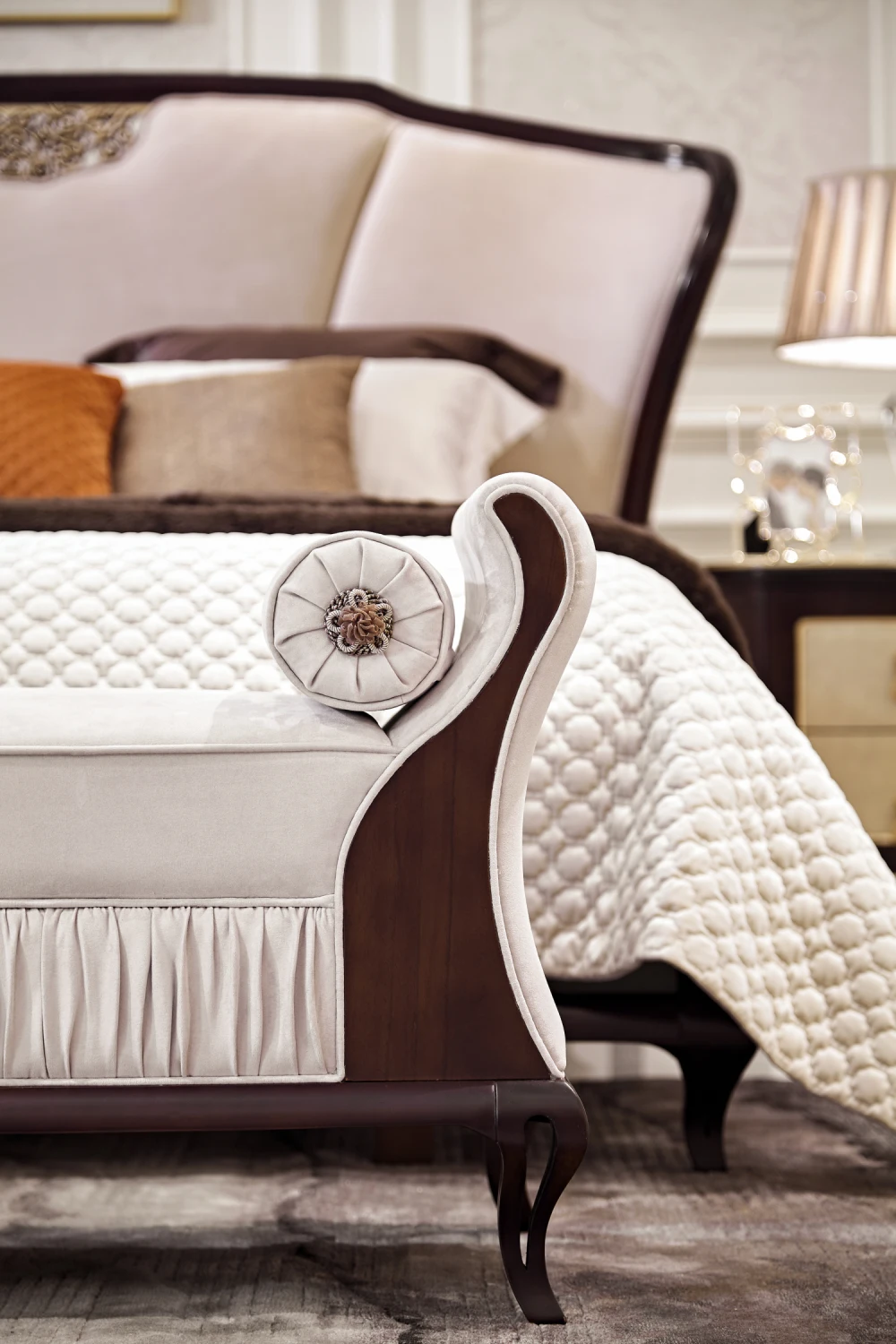 0071 Neoclassic style solid wooden bedroom furniture sets, View Neo