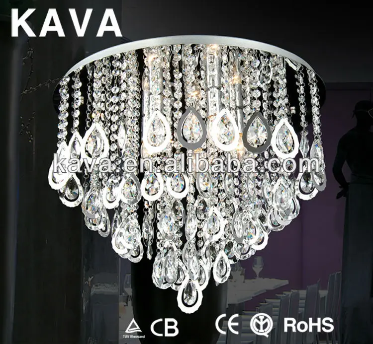 fashionable ceiling light and modern crystal ceiling light