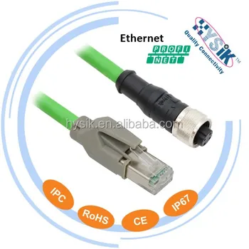 Waterproof M12 Ip67 Phoenix Contact Profinet D Coding To ... wiring harness m12 