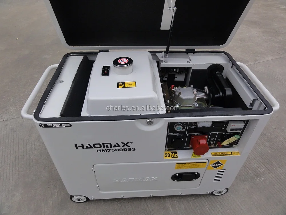 2015 New Model Diesel Generator Haomax Hm7500ds3,Three Phase,Silent