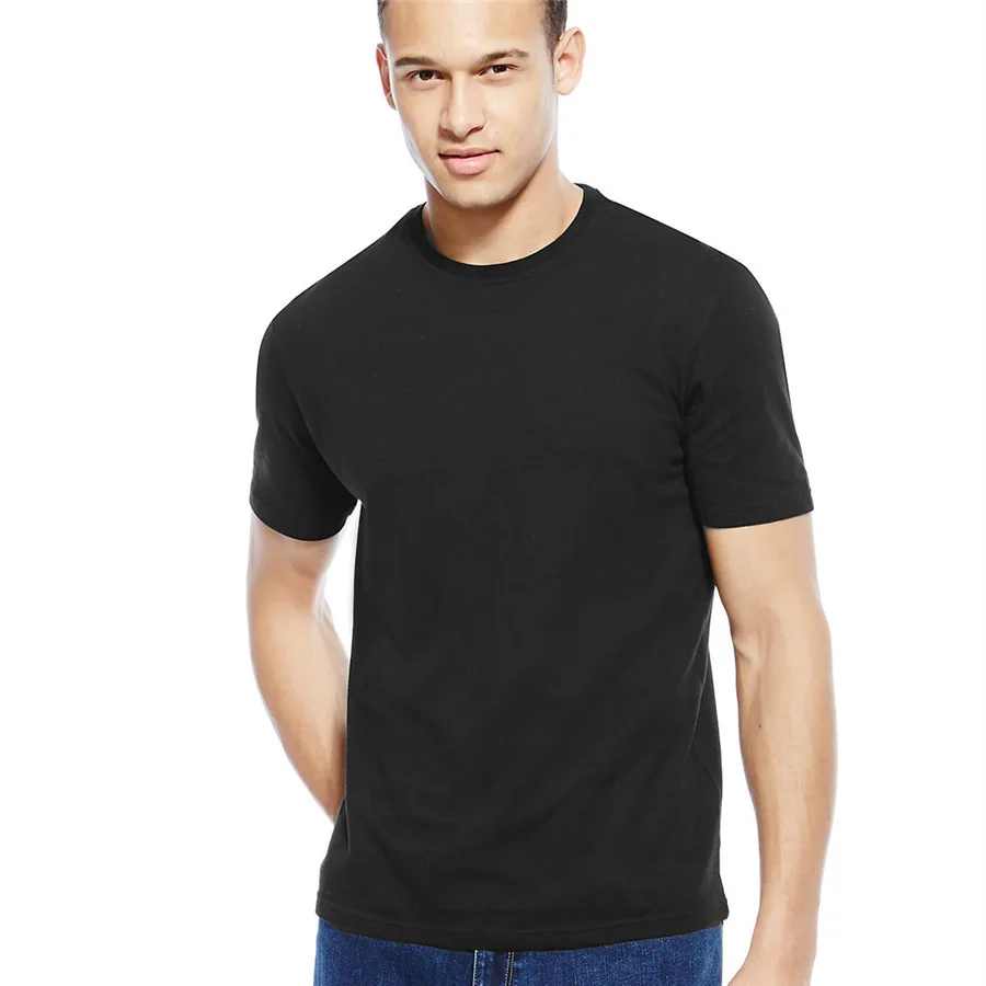 black plain shirt men