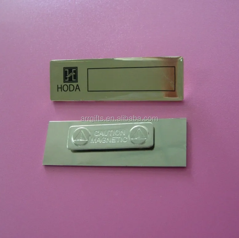 Oval Name Blank Badge Safety Pin Name Plate Buy Paris Metal Name