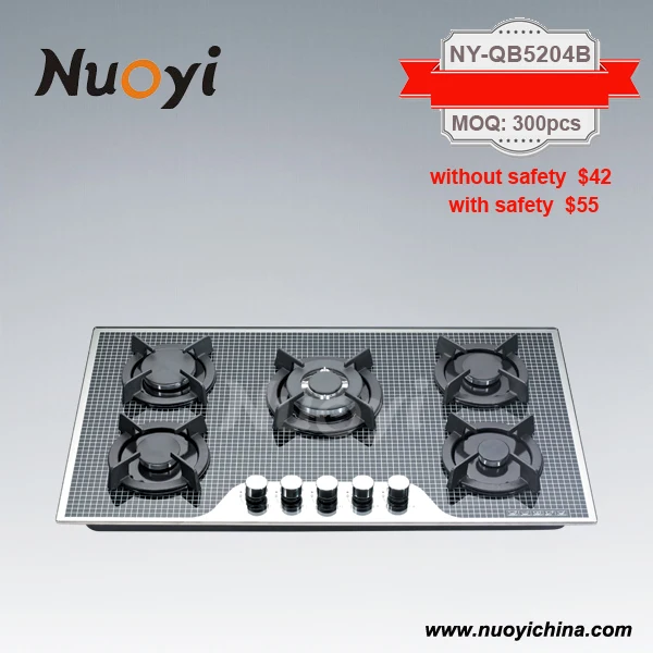 Glass Top Gas Stove 5 Burners With 1 Year Warranty Buy Gas Stove 5