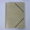 Elastic PP pocket folder plastic document bag with glitter film
