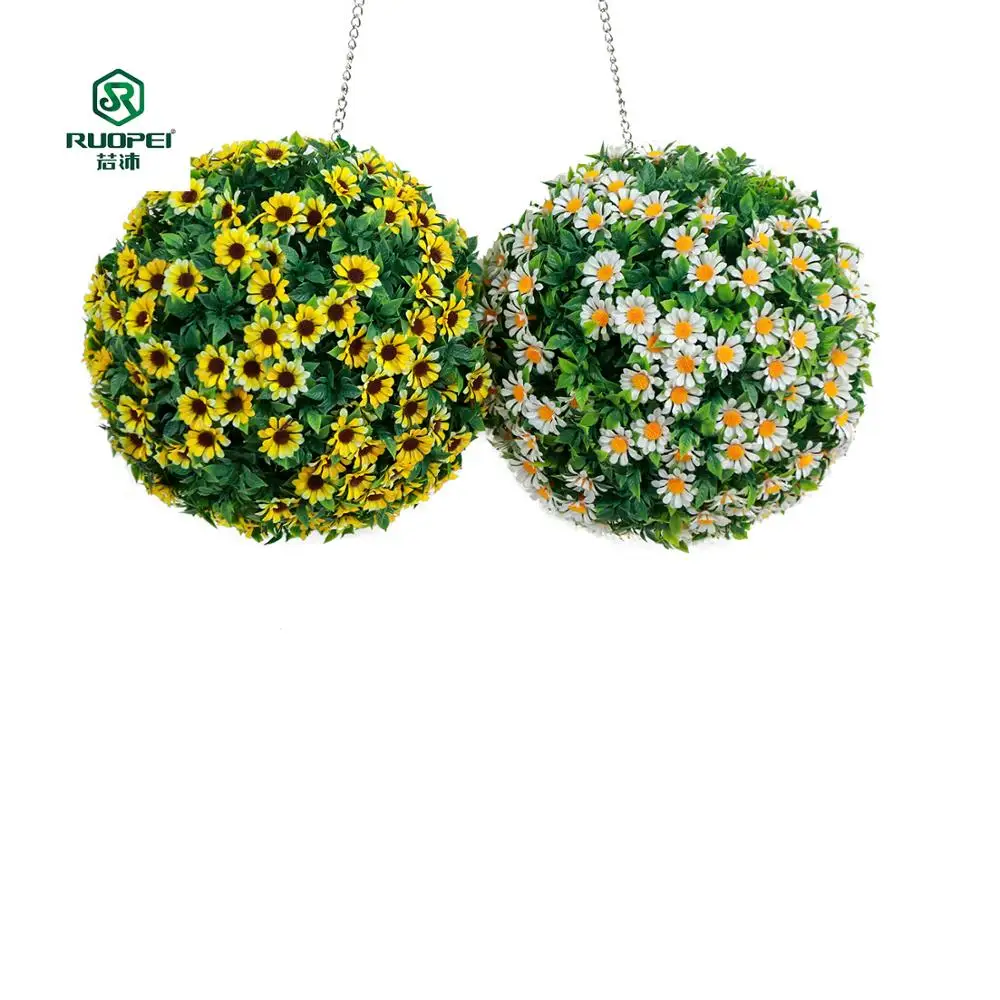 Plastic Hanging Flower Ball Artificial Wedding Flower Balls Artificial