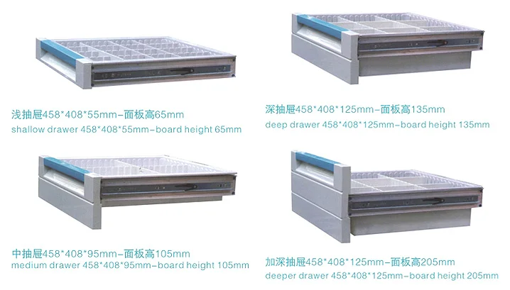 Mobile medical emergency ambulance crash trolley cart in hospital