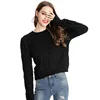 Sweater And Pullover For Women Fall Winter Low Collar Thick Long Sleeve Top Knitwear Female Jumper Knitted