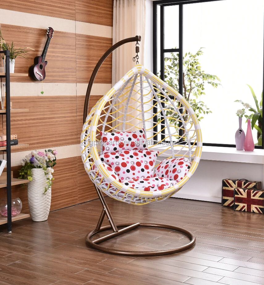 outdoor indoor swing chair ceiling hanging rattan chair with double hanging  rope  buy hanging chairswing chairoutdoor chair product on alibaba