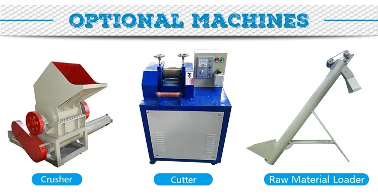 Union pp pe bottle recycling pelletizing mini plastic extruder for sale