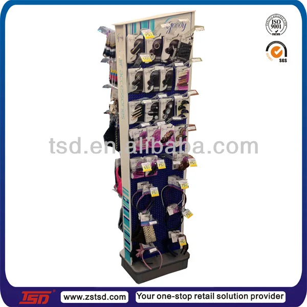 Store Metal Pegboard Display Stand For Hair Accessories,Boutique Shop