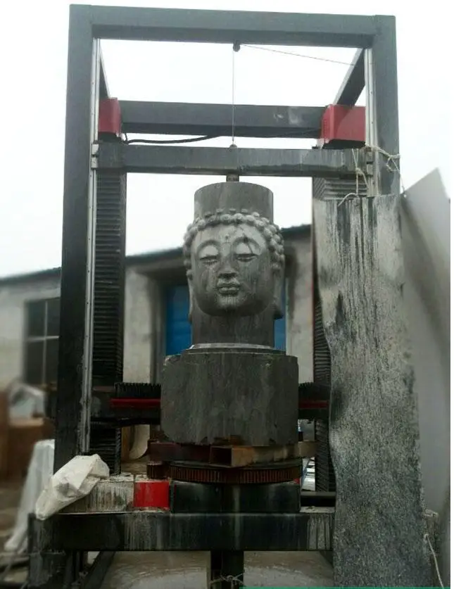 Buddha Engraving Machine Four Axis Stone Cnc Router/carving Machine For
