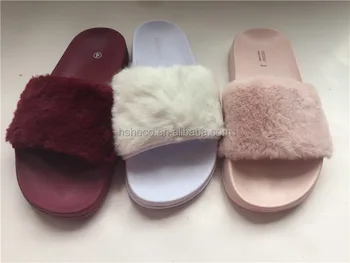 fur lined slippers ladies