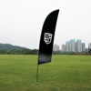 Custom feather flying beach flag banner / promotion banner flag with HD beach flag pole
