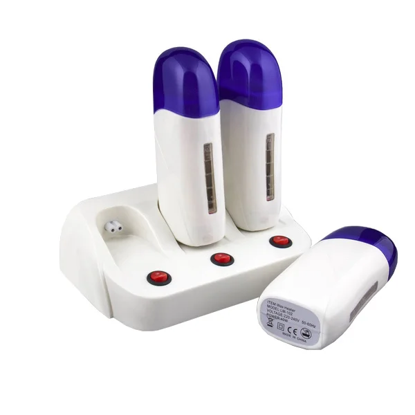 Triple Roller Wax Heater,Roll On Wax Heater,Depilatory Rollon Wax