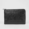 Printed elements fashion style leather bag for men clutch bag briefcase