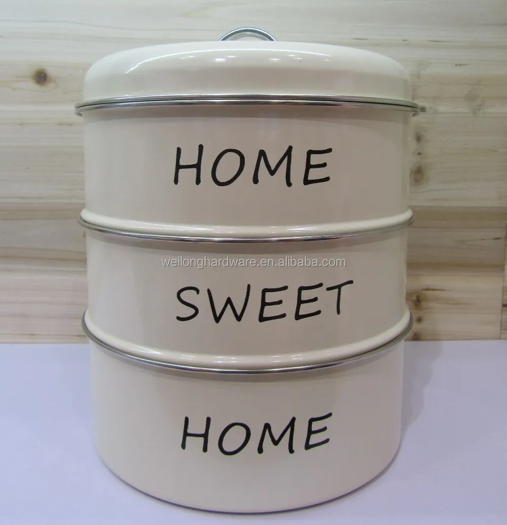 3 tier tea coffee sugar