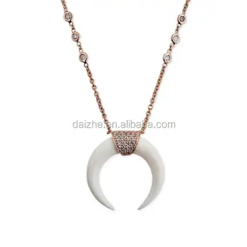 White Horn Necklace Factory Sale, 55 