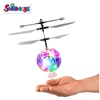Hot Sale RC Infrared Induction Aircraft Helicopter Toy Flying Ball With LED Shinning Flashing Lighting