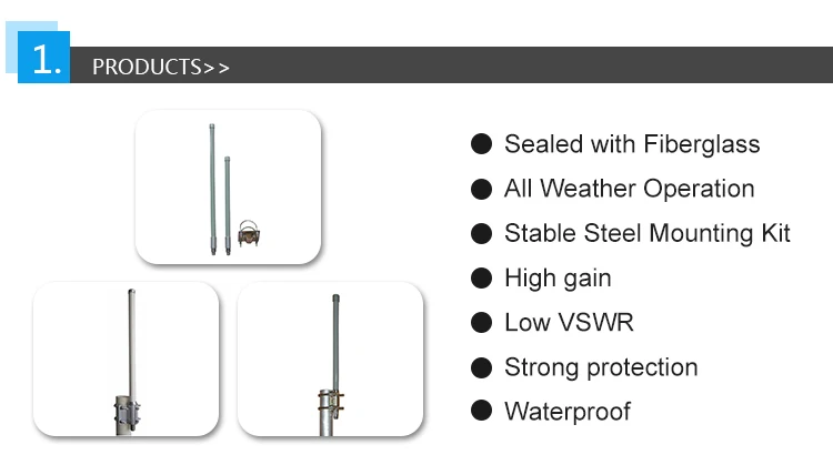 10dBi fiberglass omni antenna