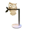3D Effect Stereo Vision LED Table Lamp Wooden Bracket Acrylic Lampshade Night Light Bedroom Decoration Owl Table Lamp