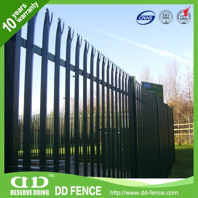 Security Gate Design / Fence Steel Posts / Industrial Security Fence