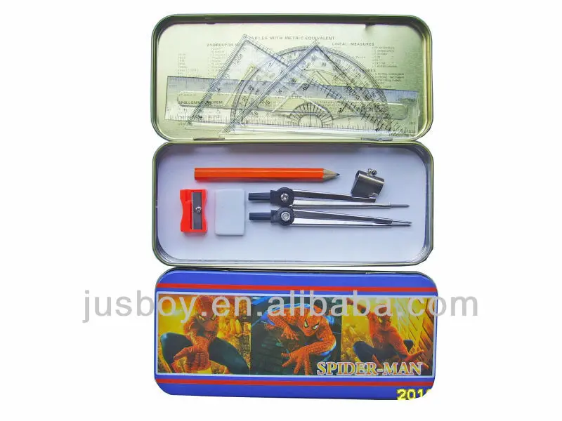 Spiderman Mathematical Box,Math Set,Geometry Box Buy School Geometry