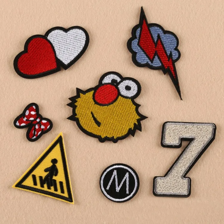 Wholesale Cute Boy And Girl Kids Sew On Sequin Patches For Clothes