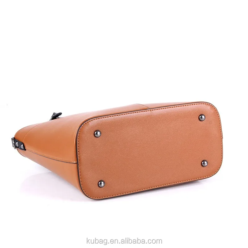 Online Shopping Handmade Black Color College Leather Bags Handbag