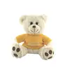 Girls Cute Design Grey Teddy Bear With Pink T Shirt Plush Toy Custom