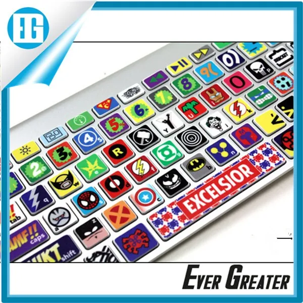 Custom Vinyl Sticker Colorful Keyboard Stickers Decals Oem Buy