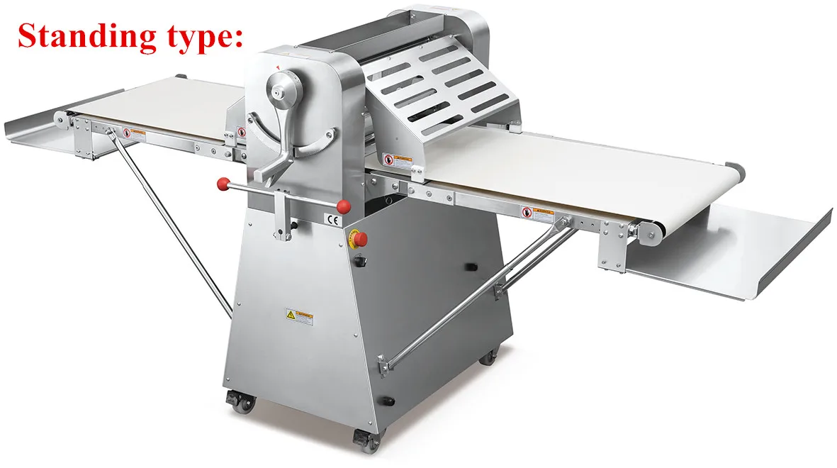 Standing Dough Sheeter Pastry Dough Roller Baking Machine