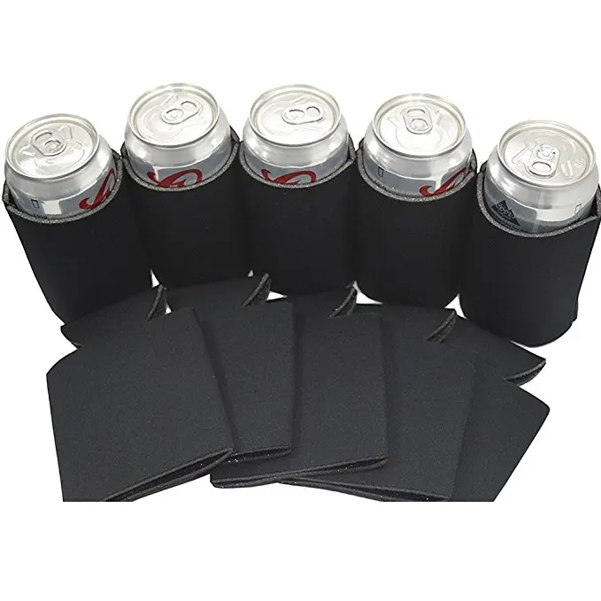 Pack of 6pcs Neoprene Stubby Tin Can Holder Cooler Beverage Beer Sleeves 