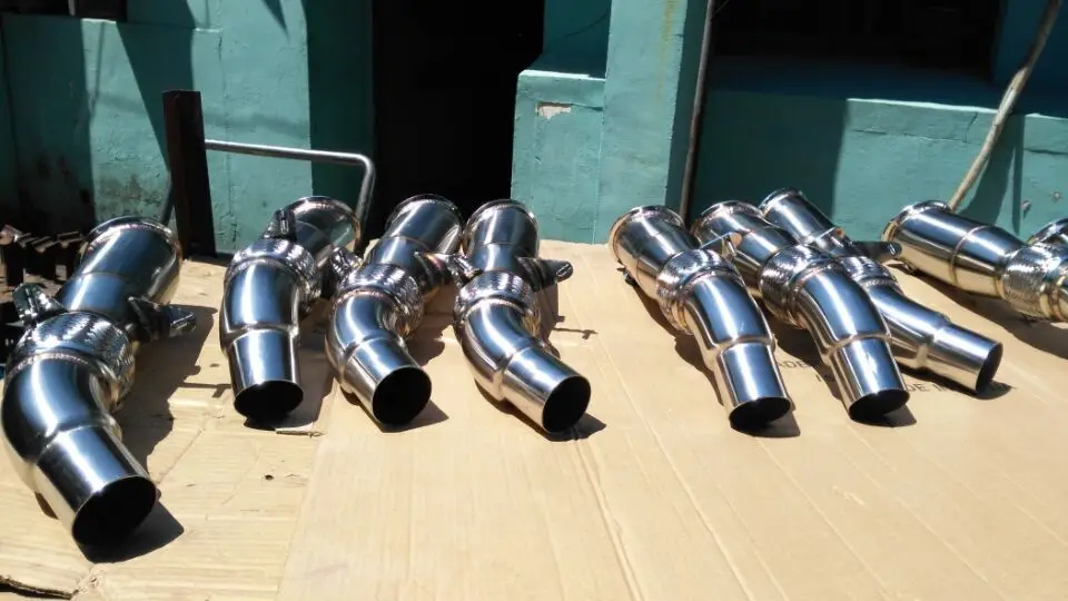 Y Pipe Decat Catless Straight Downpipe Exhaust For Nissan 350z Infiniti