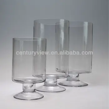 Wine Cup Shape Decorative Glass Big Flower Vase Buy Big