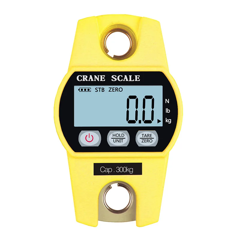 300Kg Electronic Baggage Weighing Measuring Tools Scale Hook Hanging Crane Electronic Scales Mini Digital Crane Scale Luggage Fishing Balance Pocket Weight Color : Yellow