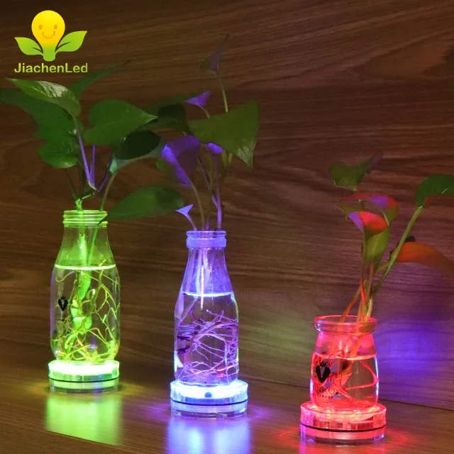 High Brightness Remote Controlled Led Battery Vase Light Electric Led