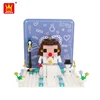 2019 New Plastic Toy Building Block Toys Construction Set 3D Greeting Card Bride With Baseplate DIY Toys For Kids