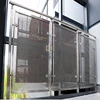 mesh balcony fencing iron pipe railing outdoor iron railings prices