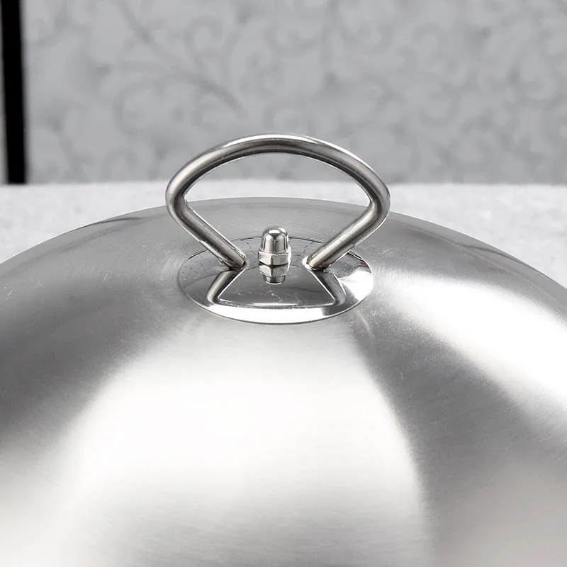 Stainless Steel Serving Dish Food Cover Round Food Covers Meal Steak