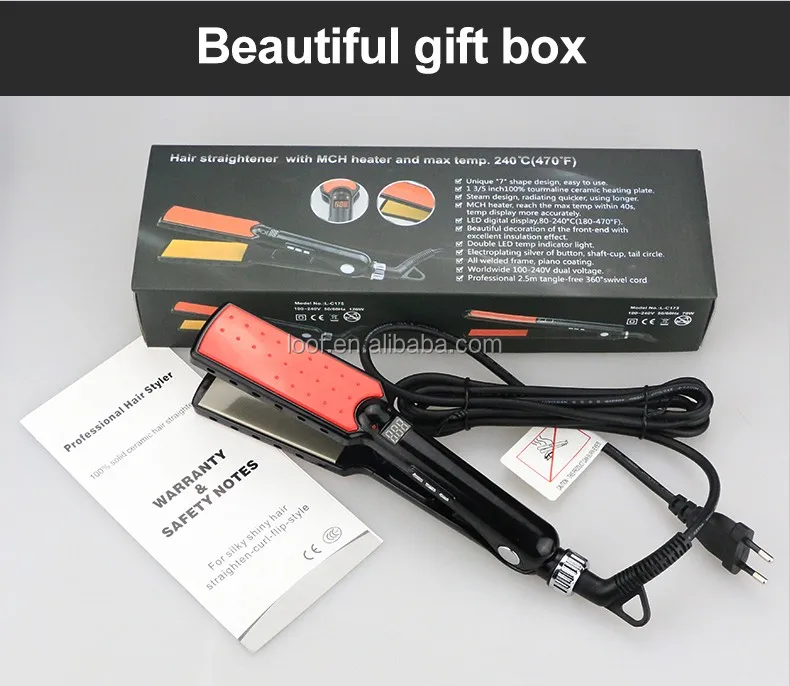 gentle hair straightener