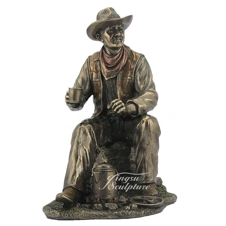 Professional Supply Bronze Life Size Cowboy Statue Buy Life Size